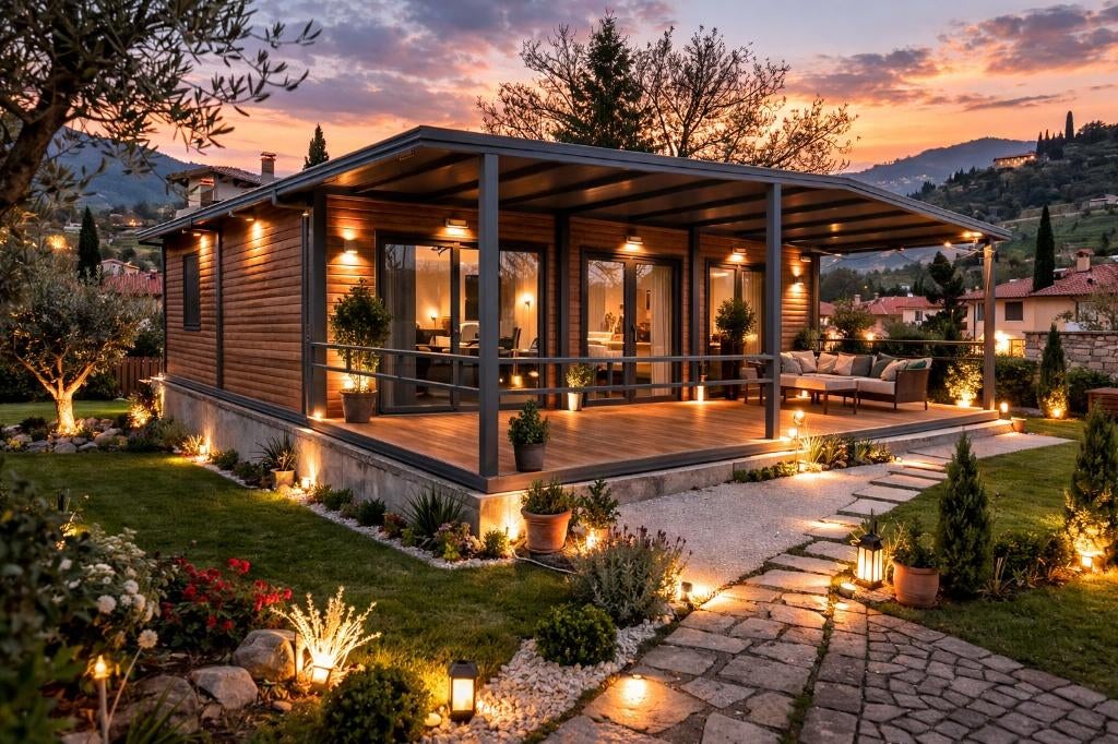 Tiny house huis mini bungalow chalet tinyhuis tinyhouse tuin, 28 m², 2 slaapkamers, Amsterdam, Bungalow