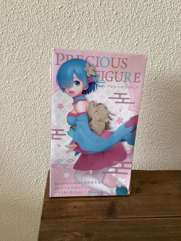 Re:Zero Precious Figure Rem SAKURA version, Ophalen of Verzenden, Zo goed als nieuw