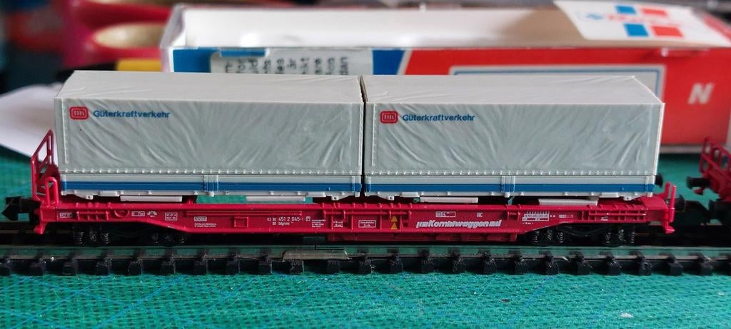 NLK 0426 ROCO DB TASCHENWAGEN 1/160, Hobby en Vrije tijd, Modeltreinen | N-Spoor, Gelijkstroom, Wagon, Ophalen of Verzenden, Zo goed als nieuw