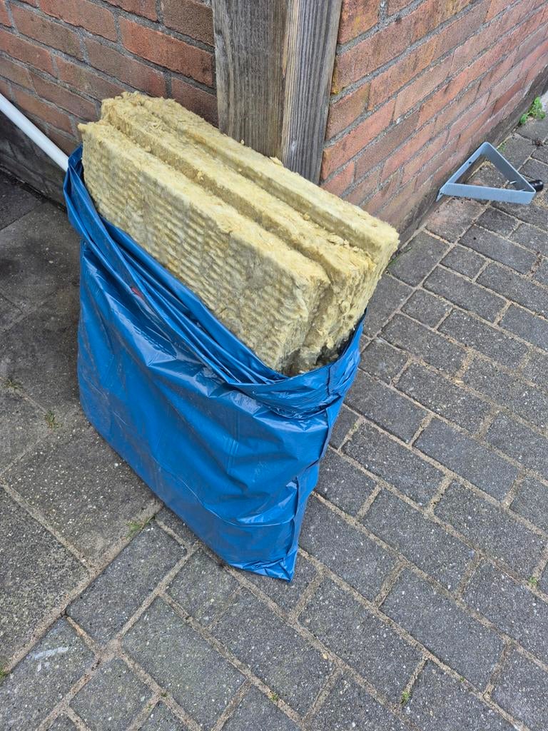 Nieuwe stukken Rockwool 50×60×4,5, Doe-het-zelf en Verbouw, Isolatie en Afdichting, Ophalen, 4 tot 8 cm, Nieuw, Steenwol