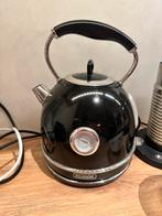 Bourgini Waterkoker Zwart met Temperatuurmeter, 1 tot 2 liter, Ophalen of Verzenden, Zo goed als nieuw, Rvs