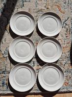 6 witte ontbijtborden van Hema, New Bone, Ophalen, Porselein, Overige stijlen, Bord(en)