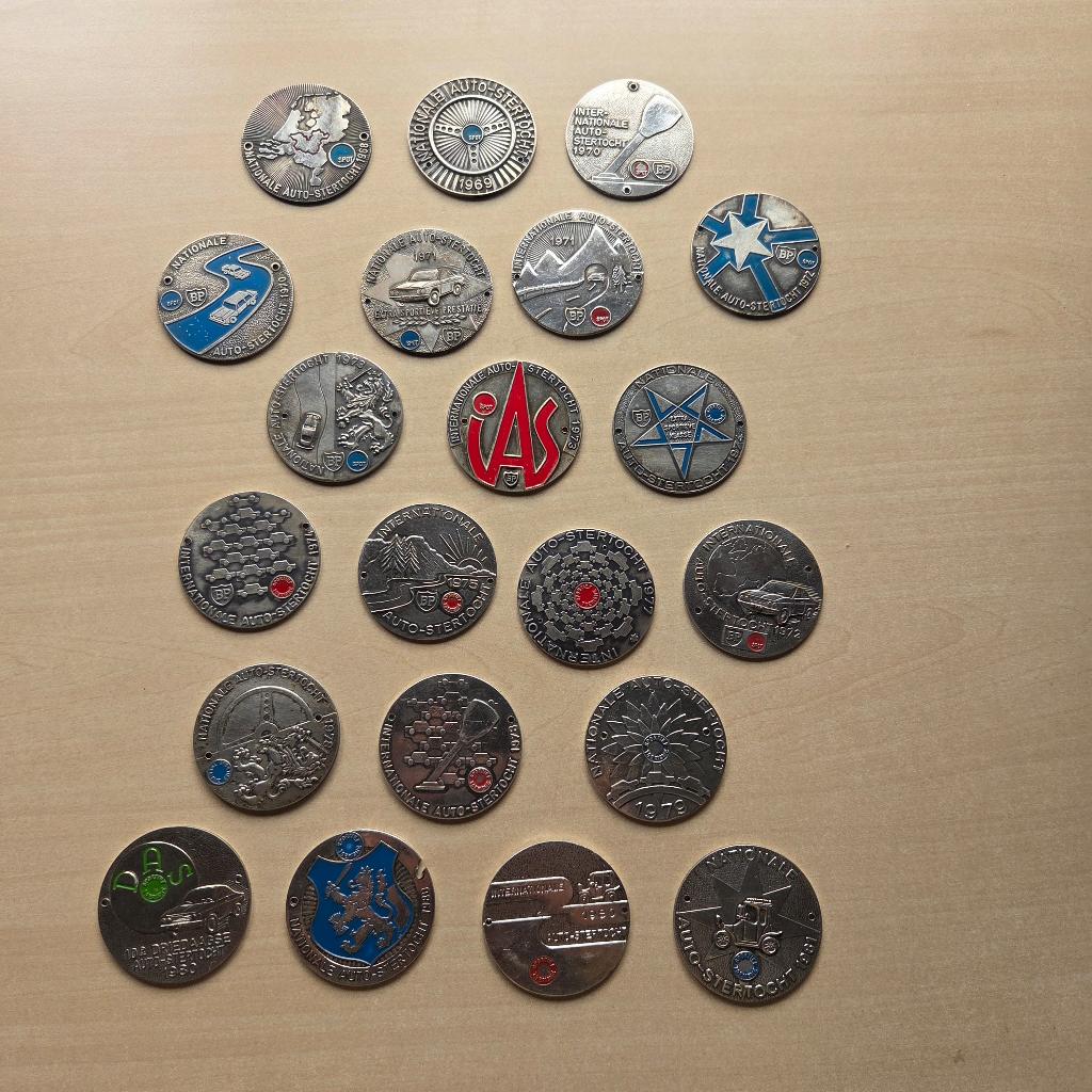 Nationale Auto Stertocht emblemen BP Jaren 60 tot 80 embleem, Verzenden, Gebruikt, Auto's