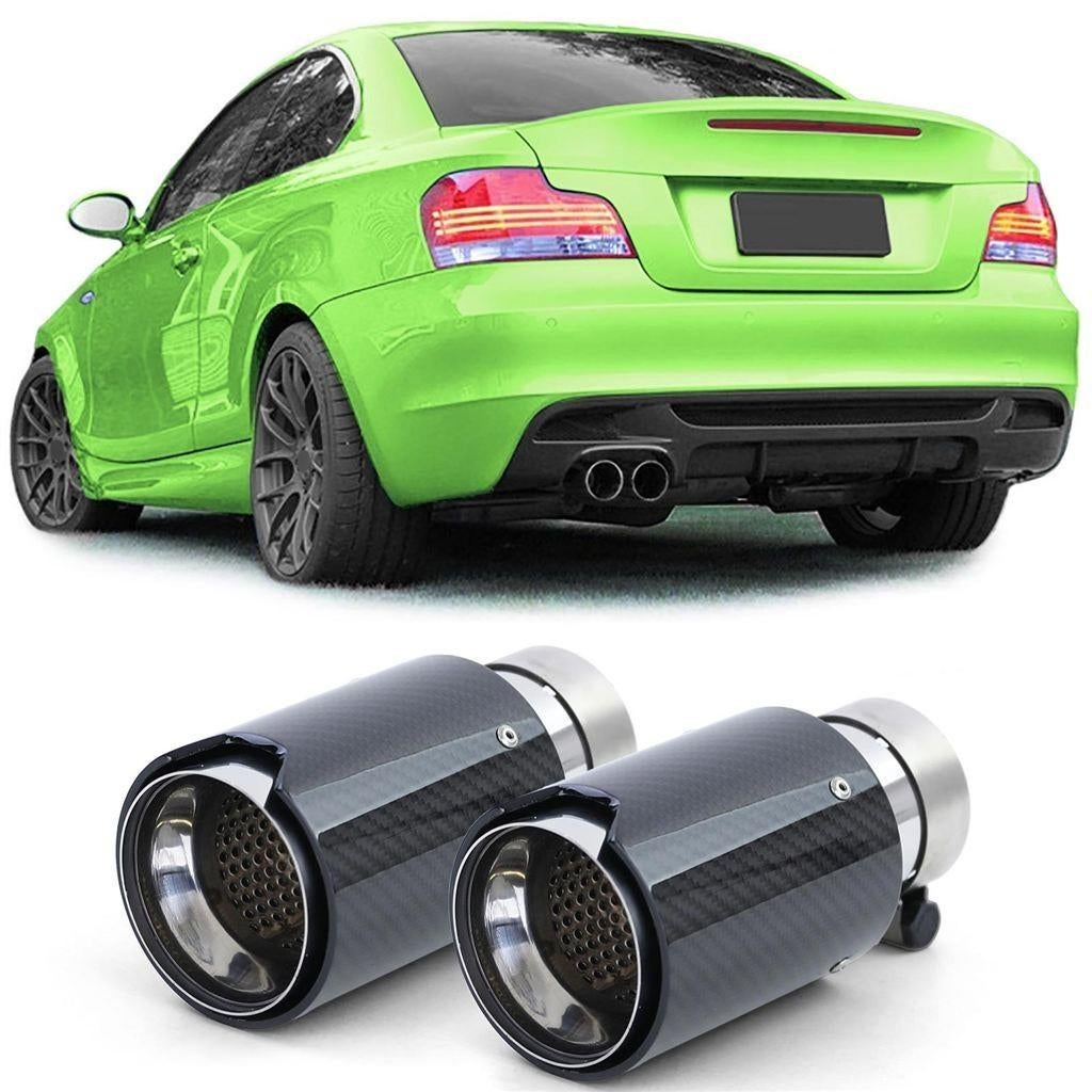 Set Uitlaatsierstuk Rond Voor Bmw 1 Serie E81 E82 E87 E88 Ec