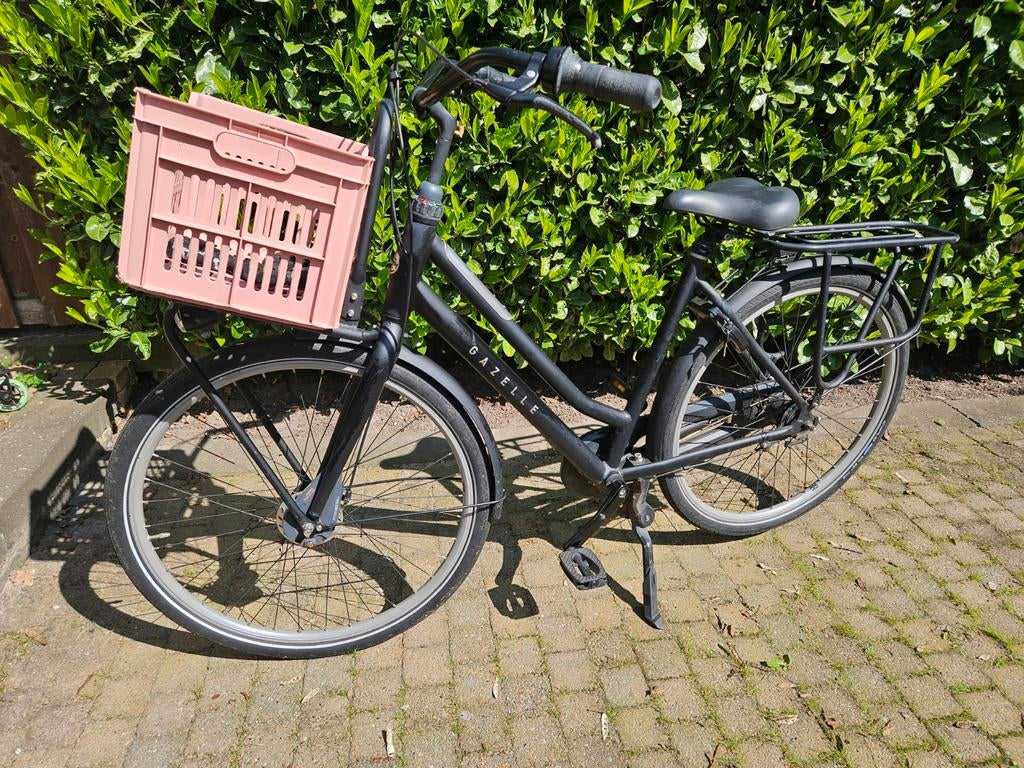 Gazelle dames transportfiets Heavy Duty NL maat 54, Fietsen en Brommers, Fietsen | Dames | Damesfietsen, Ophalen, Versnellingen