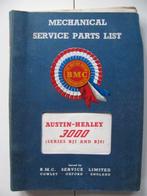 Austin Healey 3000 BJ7 BJ8 AKD 3523 Mechanical Service Parts, Ophalen of Verzenden