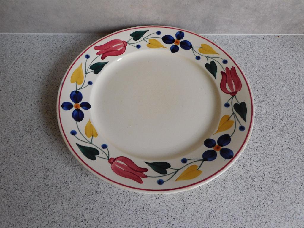 Bord 25,5 cm. Boerenbont 417-27 Sociètè Cèramique Maestricht, Antiek en Kunst, Ophalen of Verzenden