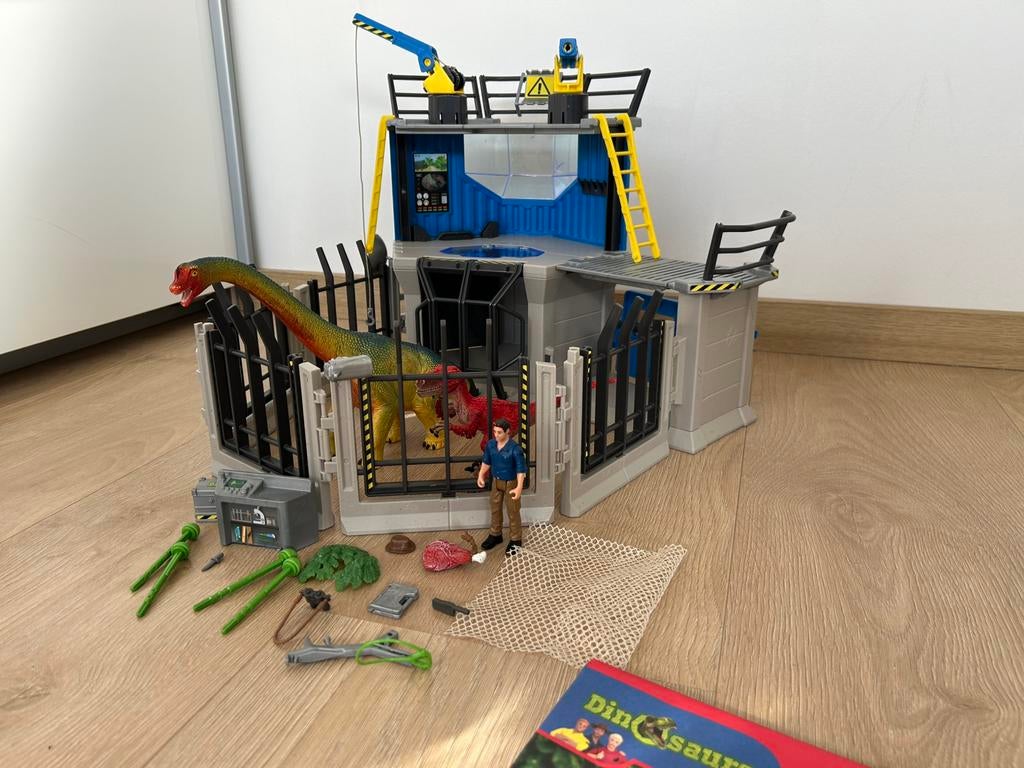 Schleich Dinosaurs 41462 + veel losse dino’s van Schleich, Ophalen of Verzenden, Zo goed als nieuw