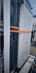 Achter deur met zijlicht, Doe-het-zelf en Verbouw, Deuren en Horren, 120 cm of meer, Nieuw, Ophalen of Verzenden, Buitendeur