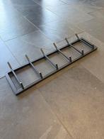 Zwarte wandkapstok - 80cm breed, Ophalen, Gebruikt, Metaal, Wandkapstok