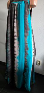 Dames jurk maat L, Blauw, Maat 42/44 (L), Ophalen of Verzenden, Onder de knie