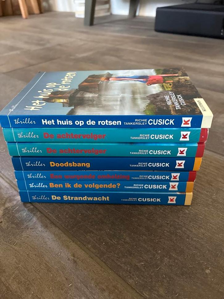 Set van 6 thrillers van Richie Tankersley Cusick, Boeken, Thrillers, Gelezen, Amerika, Ophalen of Verzenden