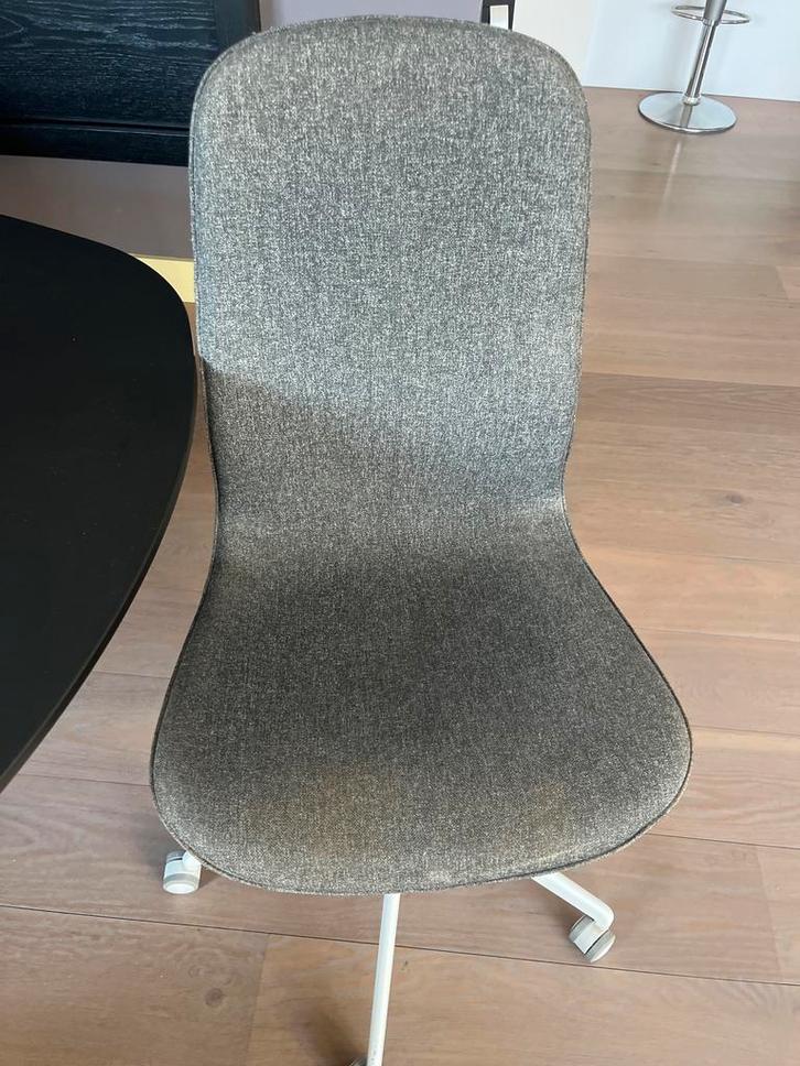 IKEA Langfjall bureaustoel - Hoogte en kantelbaar, Huis en Inrichting, Bureaustoelen, Gebruikt, Bureaustoel, Grijs, Ophalen