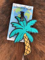 bagage label - NIEUW - luggage tag - palmboom, Ophalen of Verzenden, Nieuw, Overige materialen, Minder dan 50 cm