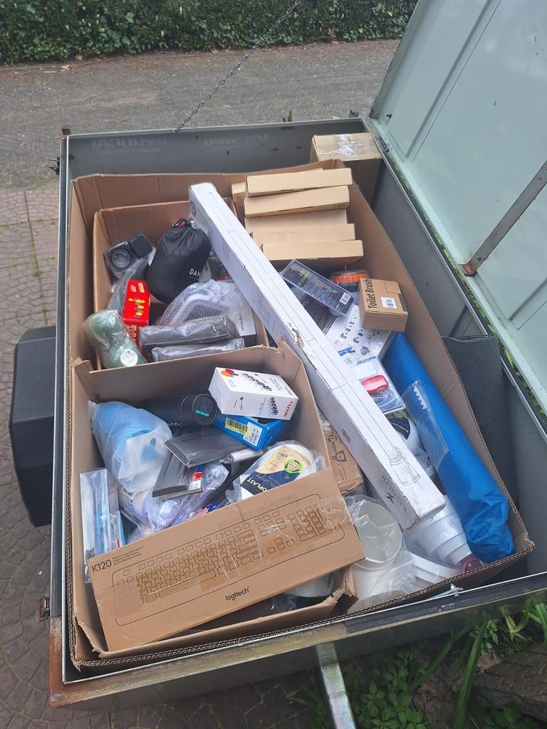 Partij rommelmarkt spullen, Ophalen, Nieuw