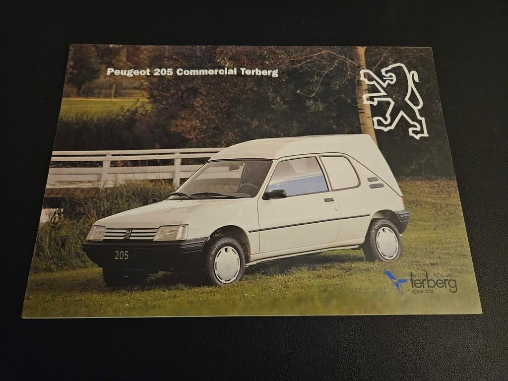 Brochure Peugeot 205 Commercial Terberg 1995, Boeken, Ophalen of Verzenden, Zo goed als nieuw, Peugeot