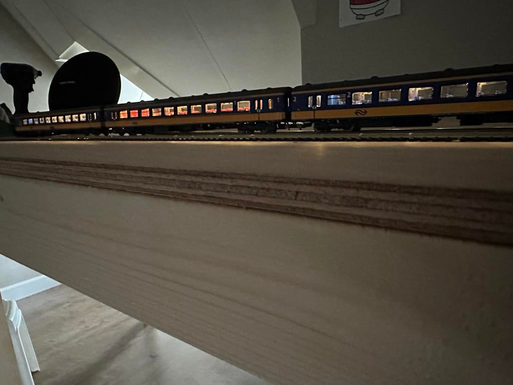 3 Piko NS rijtuigen HO, Gelijkstroom, NS, Nieuw, Wagon