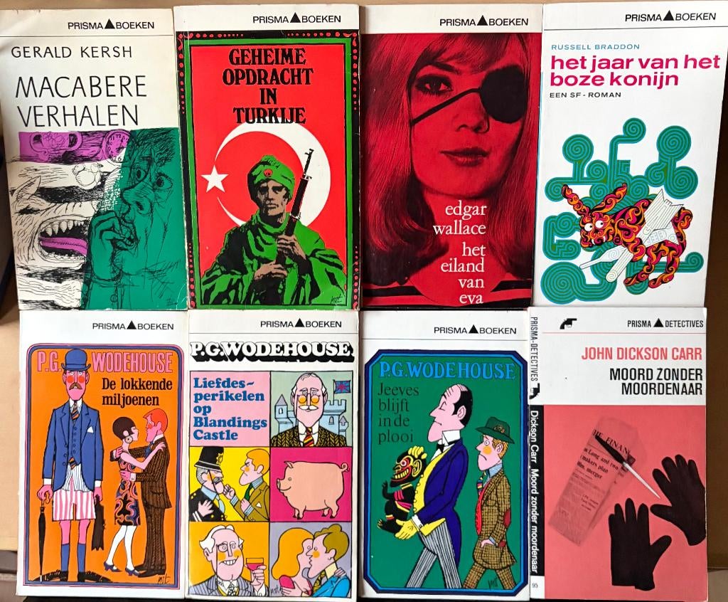 Prisma pockets 8 st. Diverse titel zie de foto's, Boeken, Ophalen of Verzenden, Gelezen, Diverse auteurs