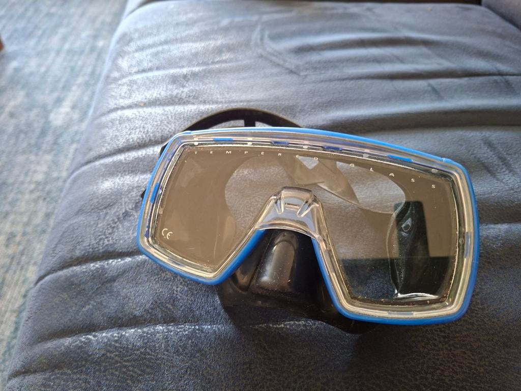 Duikbril Beuchat sportline met snorkel., Ophalen of Verzenden, Gebruikt, Duikbril of Snorkel