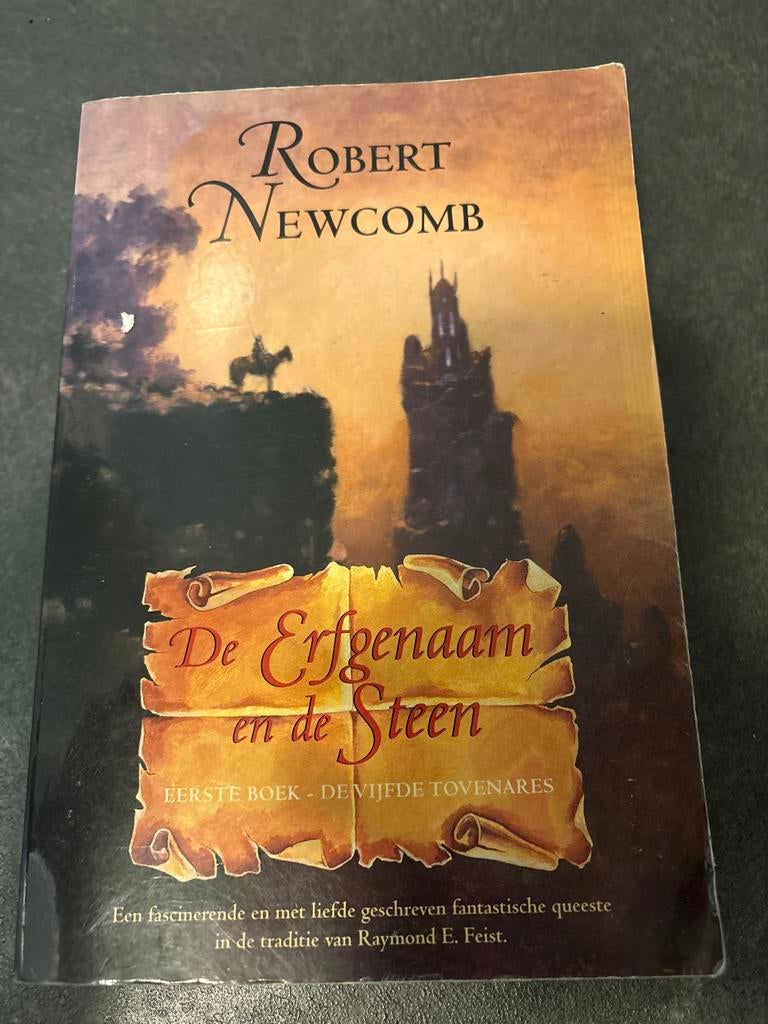 De Erfgenaam en de Steen - Robert Newcomb, Boeken, Fantasy, Gelezen, Ophalen of Verzenden