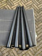 Stalen poten voor tafel, buro, stoel etc., Modern, allround!, Minder dan 50 cm, Rond, Nieuw