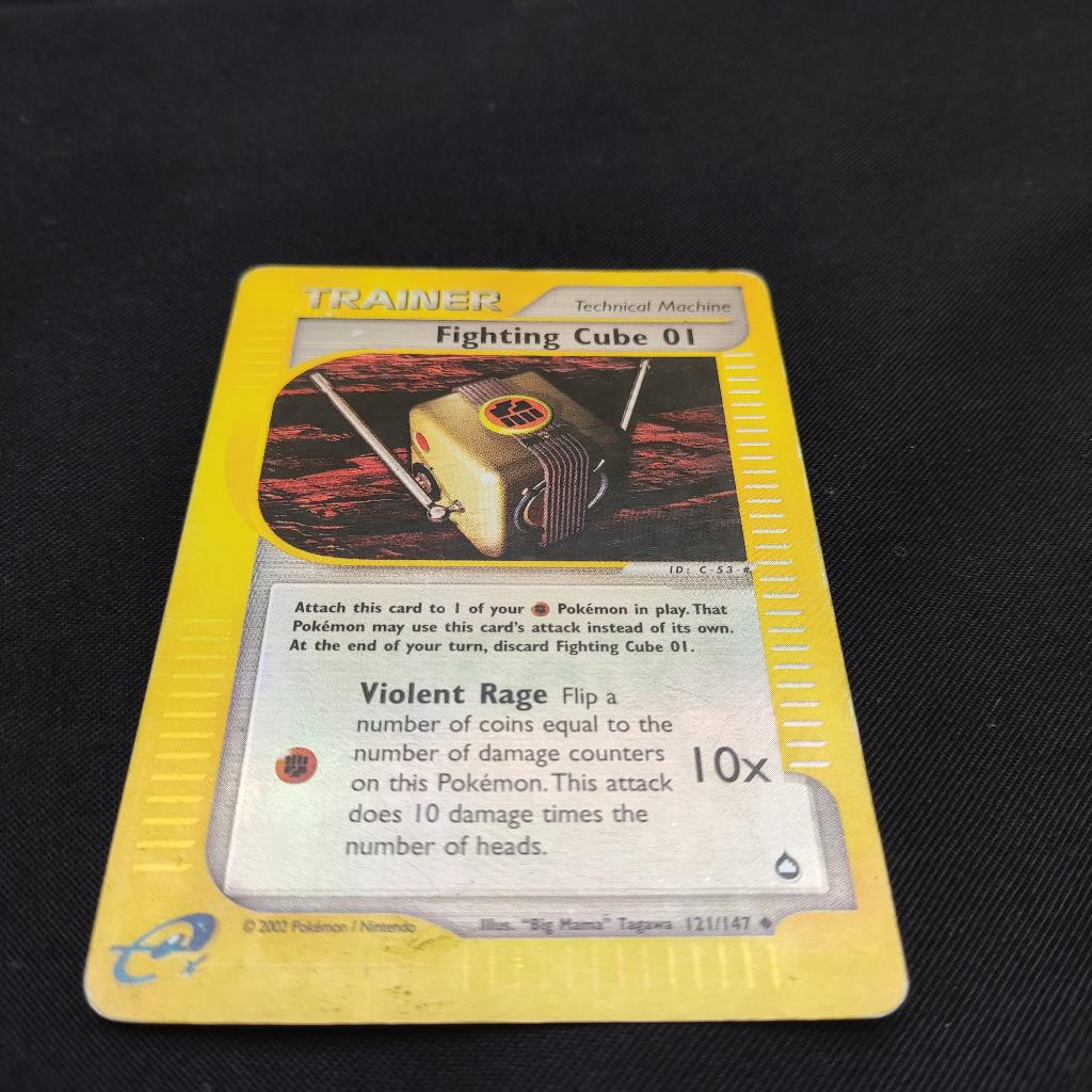 fighting cube 01 121/147 reverse holo, Ophalen of Verzenden