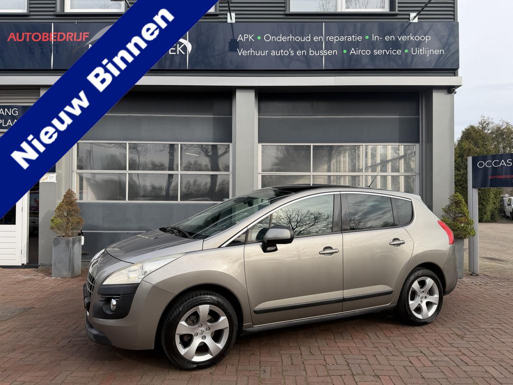 Peugeot 3008 1.6 VTi SR Bj 2009 Panodak,Trekhaak,Clima,Navi,, Auto's, Voorwielaandrijving, Gebruikt, Zwart, 4 cilinders