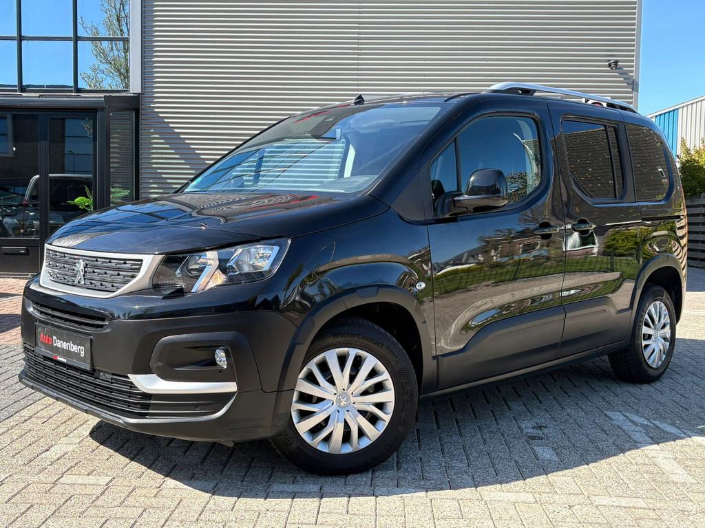Peugeot Rifter 1.2 Puretech AUTOMAAT GARANTIE ! 131PK, Auto's, LED verlichting, Stof, Zwart, 1199 cc