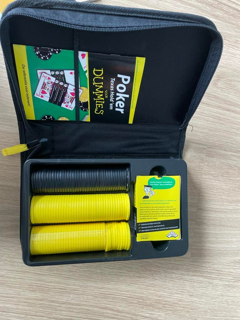 Poker voor dummies, Hobby en Vrije tijd, Gezelschapsspellen | Overige, Vijf spelers of meer, Ophalen of Verzenden, Zo goed als nieuw