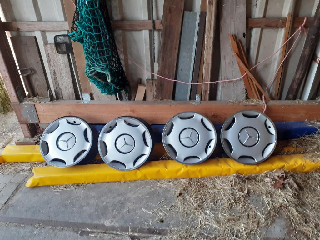 Velgen mercedes, Auto-onderdelen, Banden en Velgen, Ophalen, 15 inch, Zomerbanden, Velg(en)