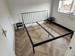 Bedframe + twee nachtkastjes, Ophalen, Zwart, Tweepersoons, Zo goed als nieuw