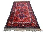 Handmade Persian wool Nomad Shiraz carpet Tribal 106x185cm, 100 tot 150 cm, Crème, Onbekend, Ophalen of Verzenden