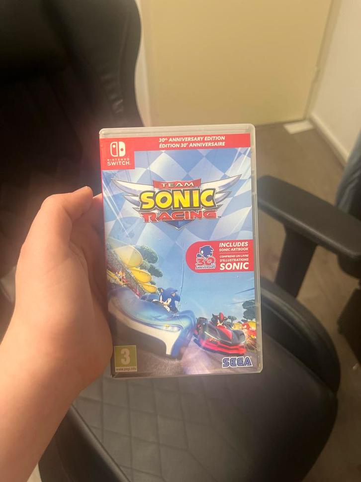 Team Sonic Racing Nintendo Switch 30th Anniversary Edition, Spelcomputers en Games, Games | Nintendo Switch, Zo goed als nieuw