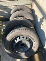 Winterbanden+stalen velgen 205/65 R16 Toyota Corolla, Ophalen, Gebruikt, 16 inch, Banden en Velgen