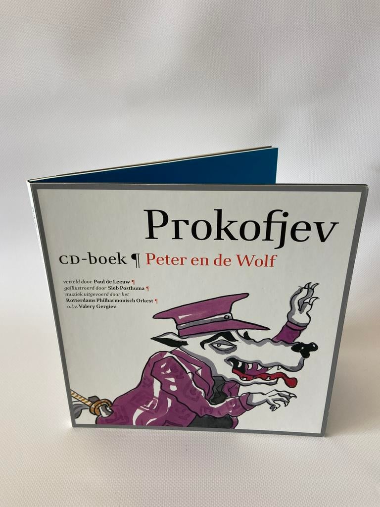 CD Boek Prokofjev Peter en de Wolf, Ophalen of Verzenden, Modernisme tot heden, Zo goed als nieuw, Orkest of Ballet