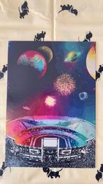 Coldplay Music of the Spheres metallic poster, Rechthoekig Staand, Ophalen of Verzenden, Zo goed als nieuw, A1 t/m A3