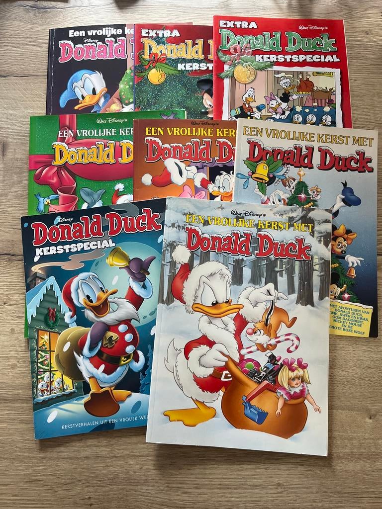 Donald Duck Kerstspecial Collectie - 8 Stripboeken, Meerdere stripboeken, Ophalen of Verzenden, Zo goed als nieuw