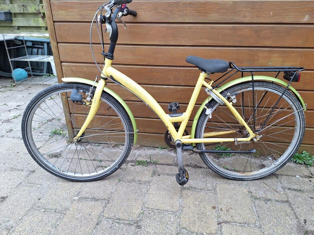 Kinderfiets - Geel/Groen - Gebruikt, Fietsen en Brommers, Fietsen | Kinderfietsjes, Ophalen of Verzenden, Gebruikt, 20 inch of meer