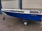 Nette Verano toer/visboot 4.20 met Kalftrailer, Tot 10 pk, Ophalen of Verzenden, Zo goed als nieuw, 3 tot 6 meter