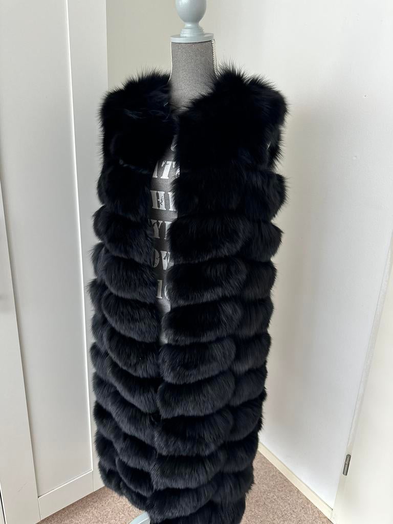 Bont gilet nieuw, Kleding | Dames, Bodywarmers, Ophalen of Verzenden, Nieuw, Maat 38/40 (M), Zwart