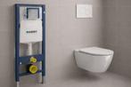 ACTIE !! Geberit up320 + Wc + drukplaat sigma01, Ophalen, Nieuw, Toilet
