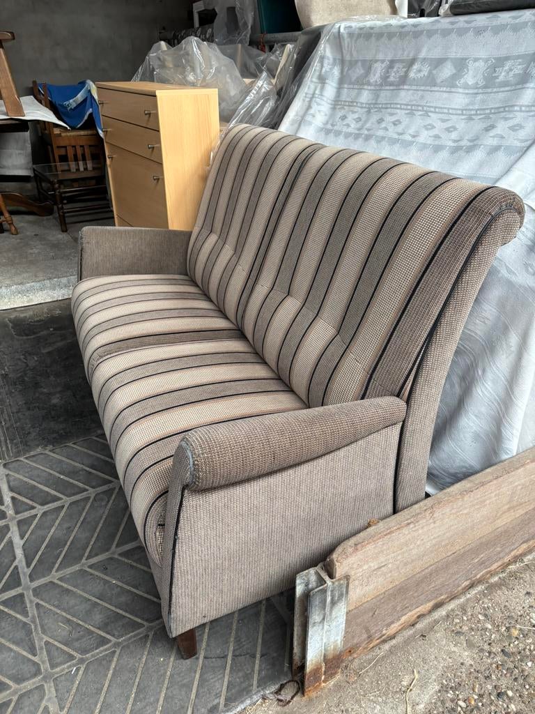 Twee zits bankje, Gebruikt, Tweepersoons, 75 tot 100 cm, Ophalen of Verzenden