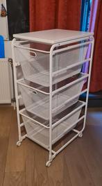 Opbergrek Ikea Algot, Ophalen, 50 tot 100 cm, Zo goed als nieuw, 3 of 4 laden
