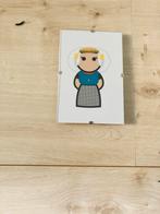 Ingelijste ansichtkaart Etniks klederdracht Zuid Beveland, Overige materialen, Minder dan 50 cm, Ophalen of Verzenden, Zo goed als nieuw