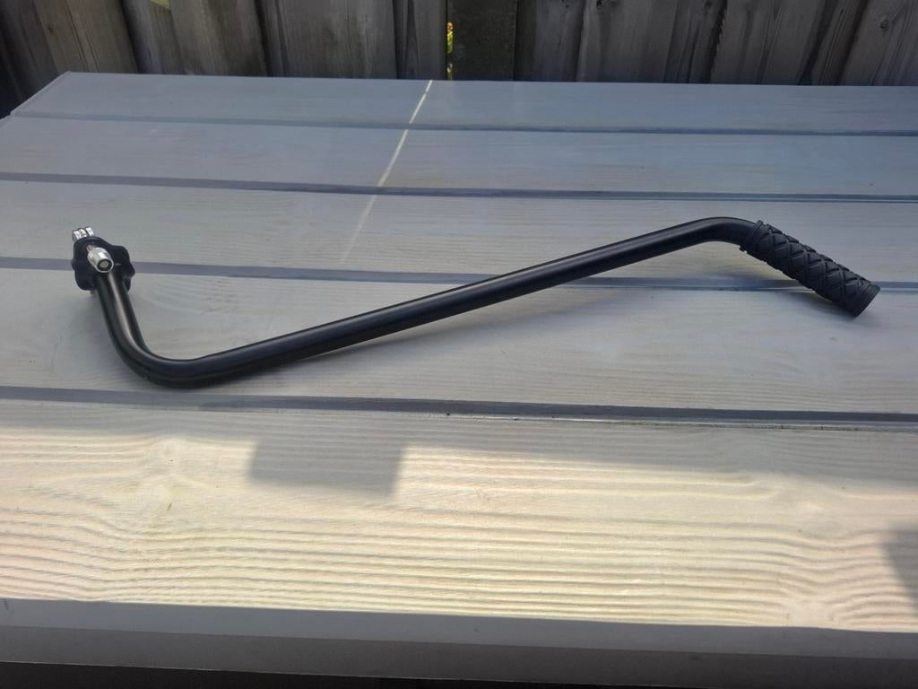 Fiets duwstang, Ophalen