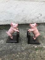 leuke gietijzeren boekensteunen, VARKENTJES, Ophalen of Verzenden