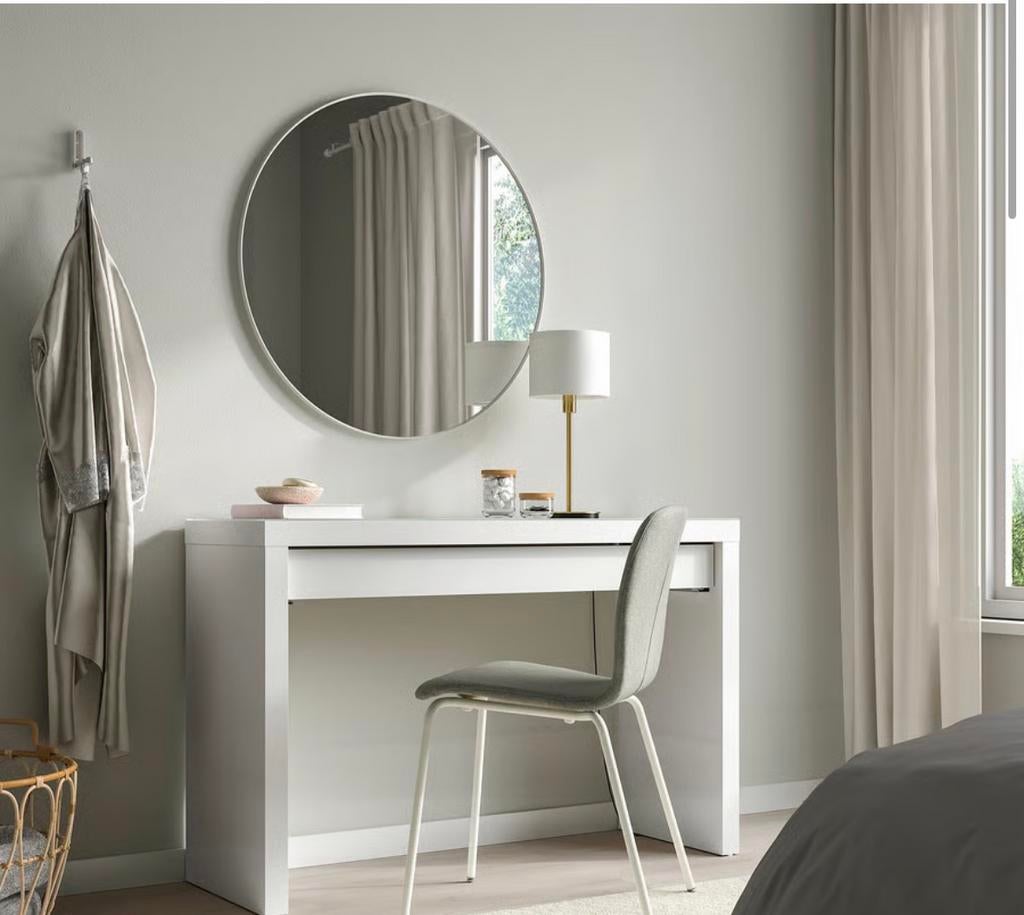 Ikea malm make up tafel., Huis en Inrichting, Tafels | Kaptafels, Ophalen, Zo goed als nieuw, 50 tot 100 cm, Minder dan 100 cm