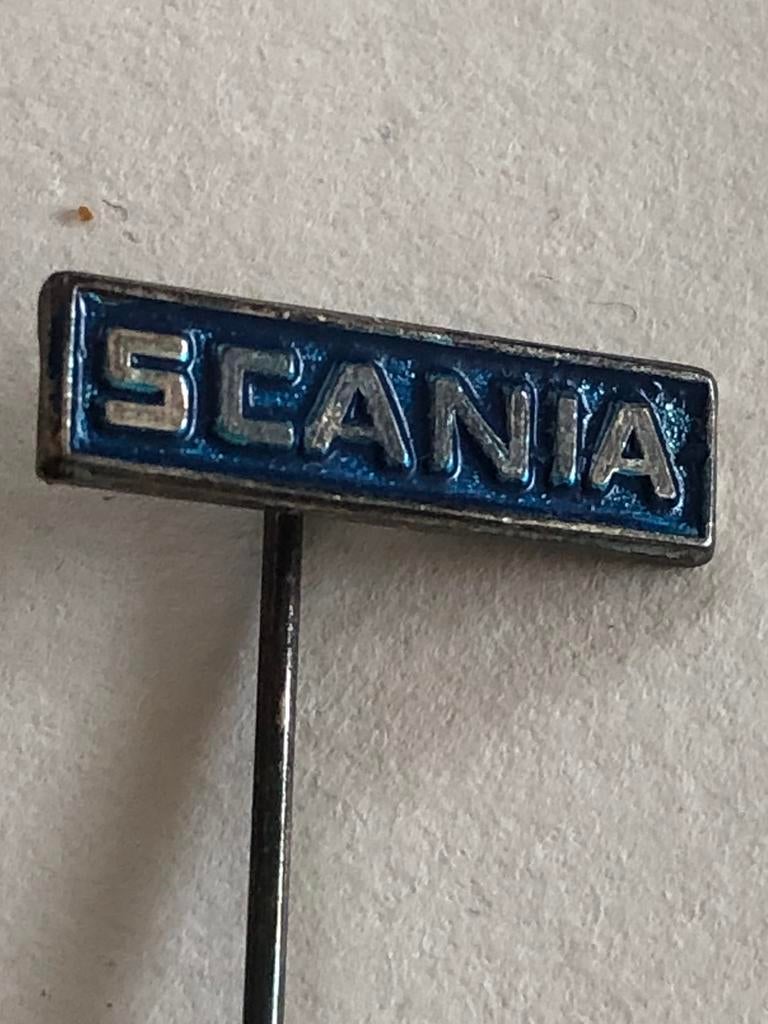 Oud speldje / pin Scania, Ophalen of Verzenden, Gebruikt, Merk, Speldje of Pin