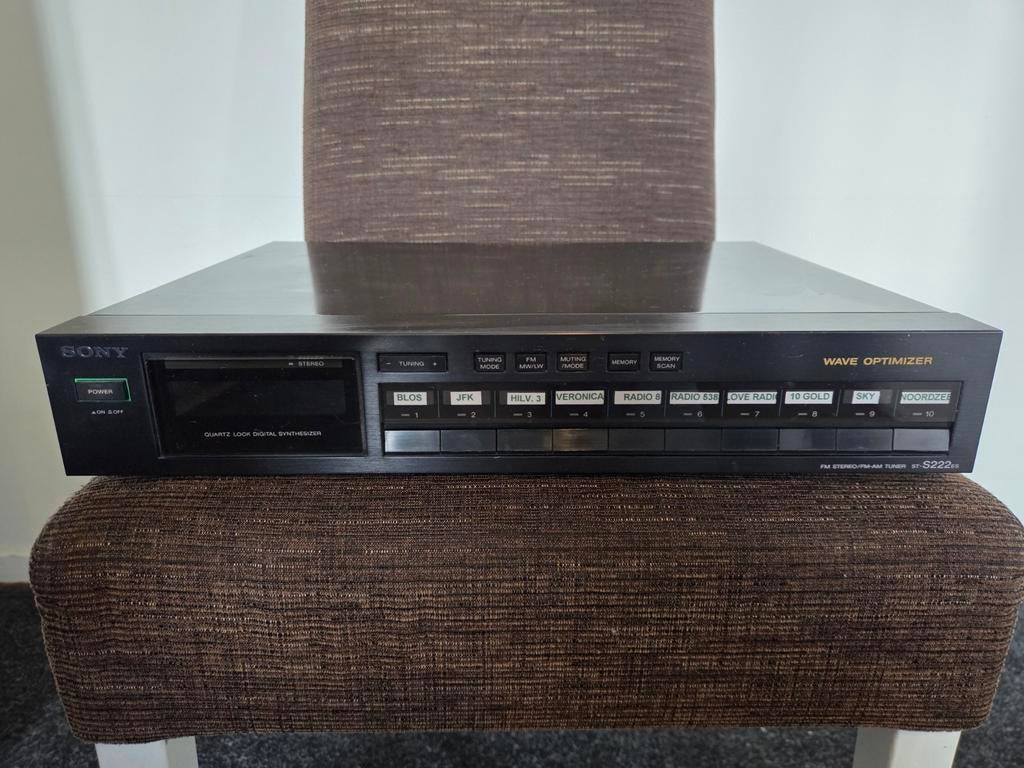 Sony ST-S222ES FM Stereo/FM-AM Tuner met Wave Optimizer, Ophalen, Gebruikt, Analoog
