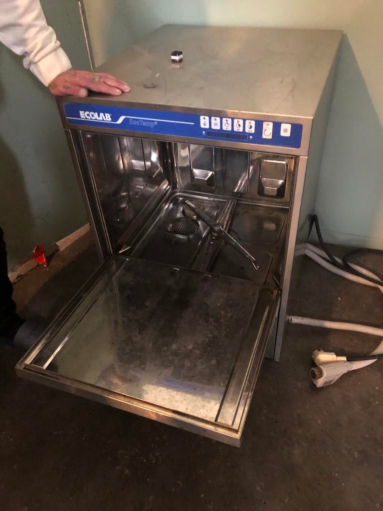 Industriële vaatwasser Ecolab Ecofix, Gebruikt, 60 cm of meer, 18 tot 22 liter, Ophalen of Verzenden